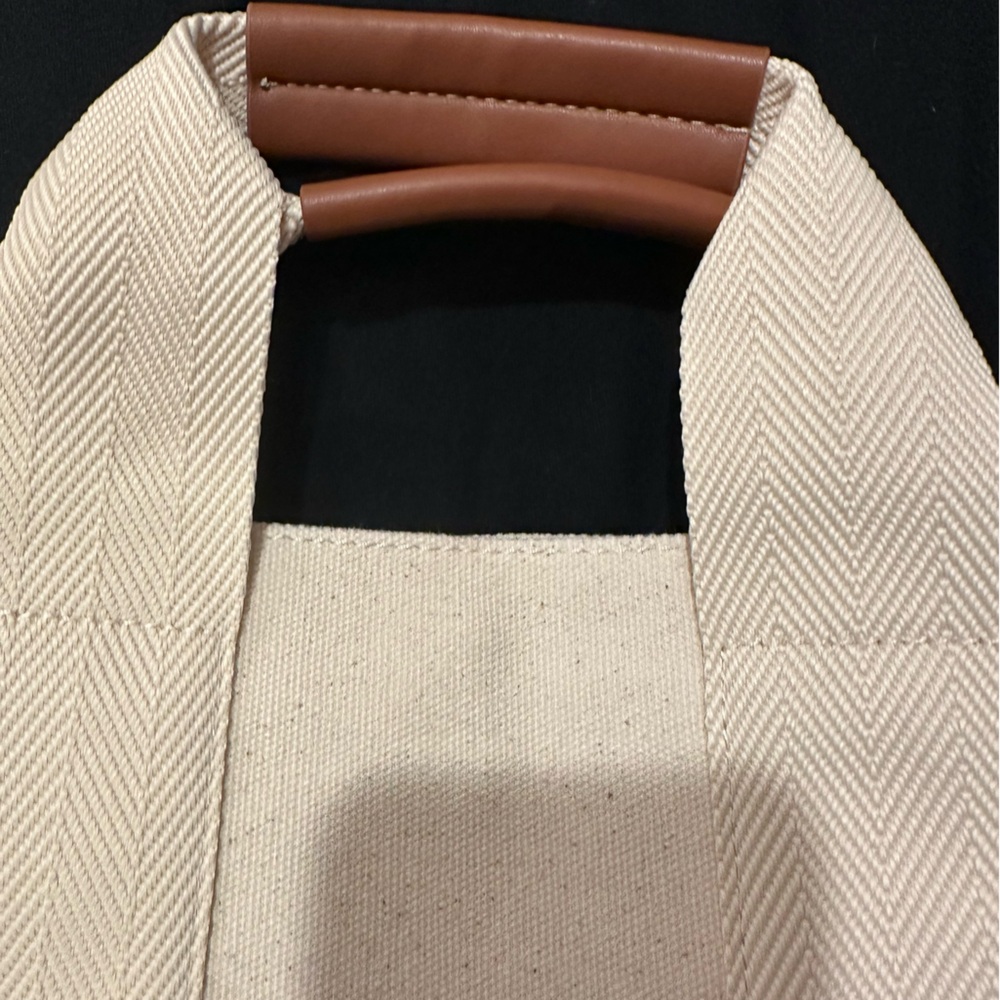 Primark Cream Canvas Tote Bag - Picture 2 of 8